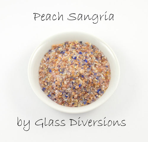 Peach Sangria frit blend by Glass Diversions