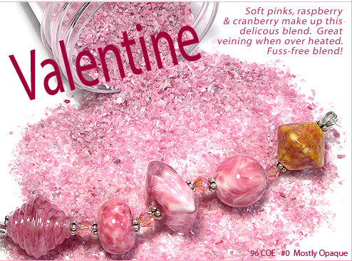 Valentine frit blend by Glass Diversions