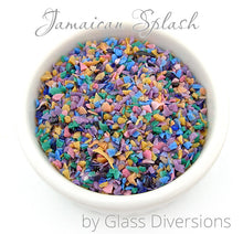 Load image into Gallery viewer, Jamaican Splash frit blend by Glass Diversions