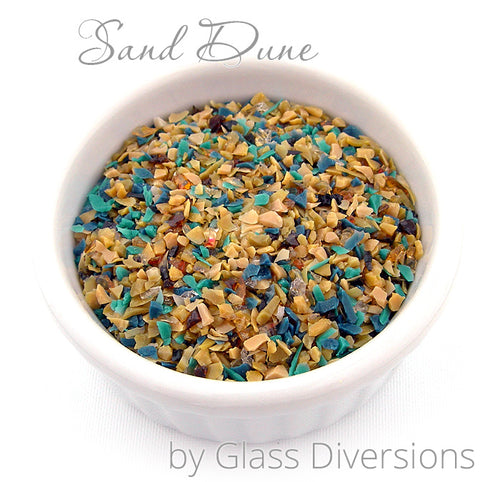 Sand Dune frit blend by Glass Diversions