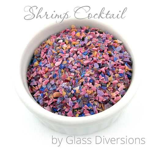 Shrimp Cocktail frit blend by Glass Diversions